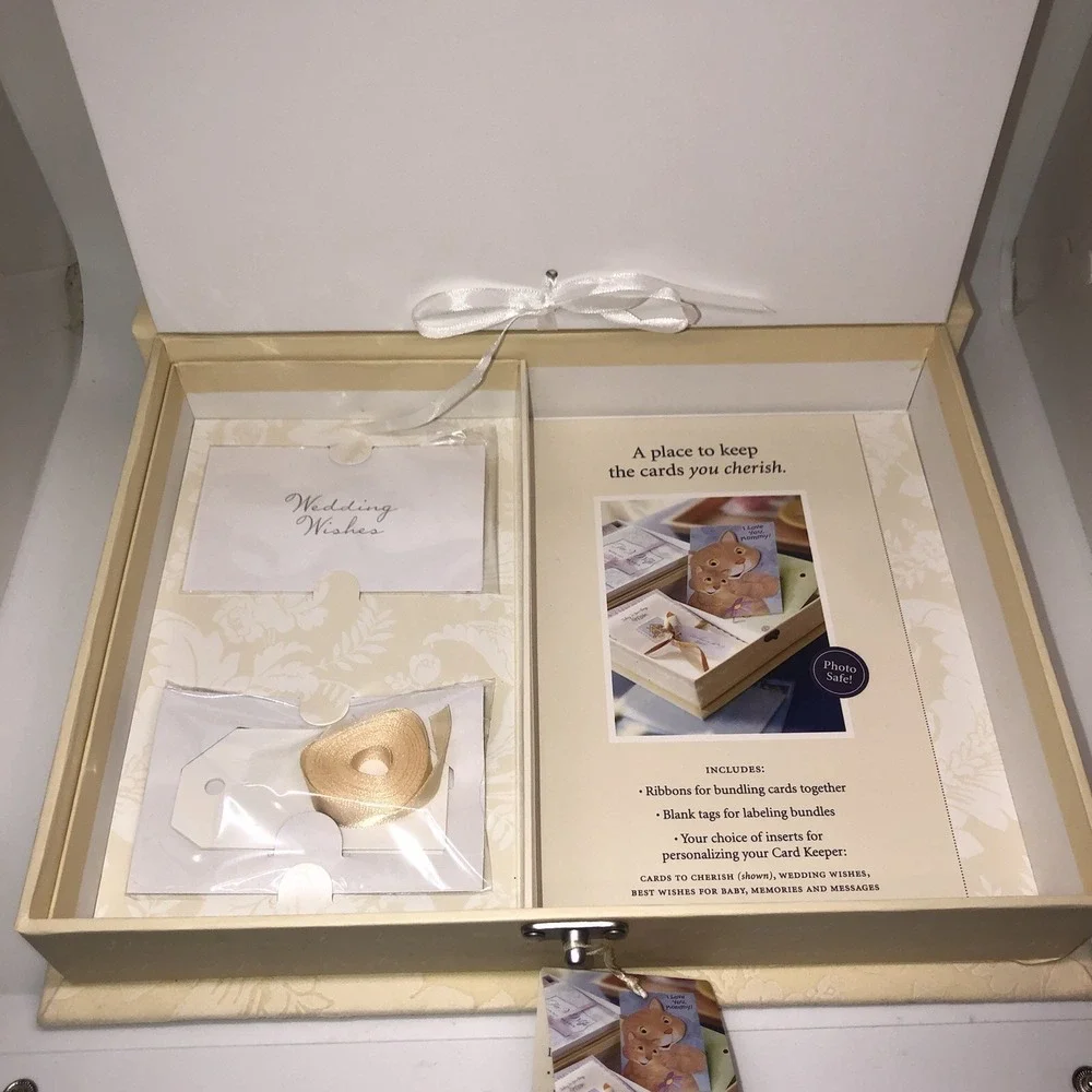 Unused Hallmark Card Keeper Box Photo Safe NOS 2005 12